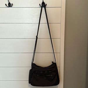 Dark Gray Lug Shimmy Crossbody Bag